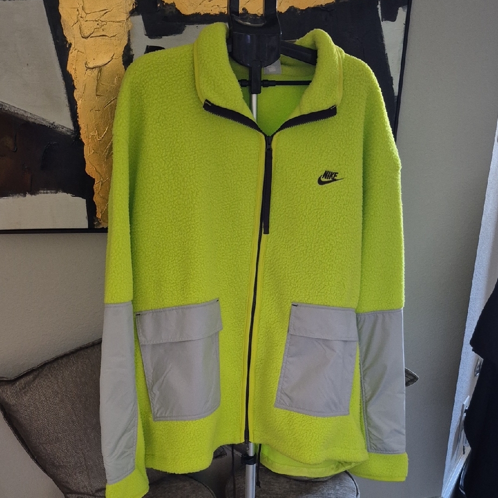 Nike sherpa/fleece full-zip jacket
